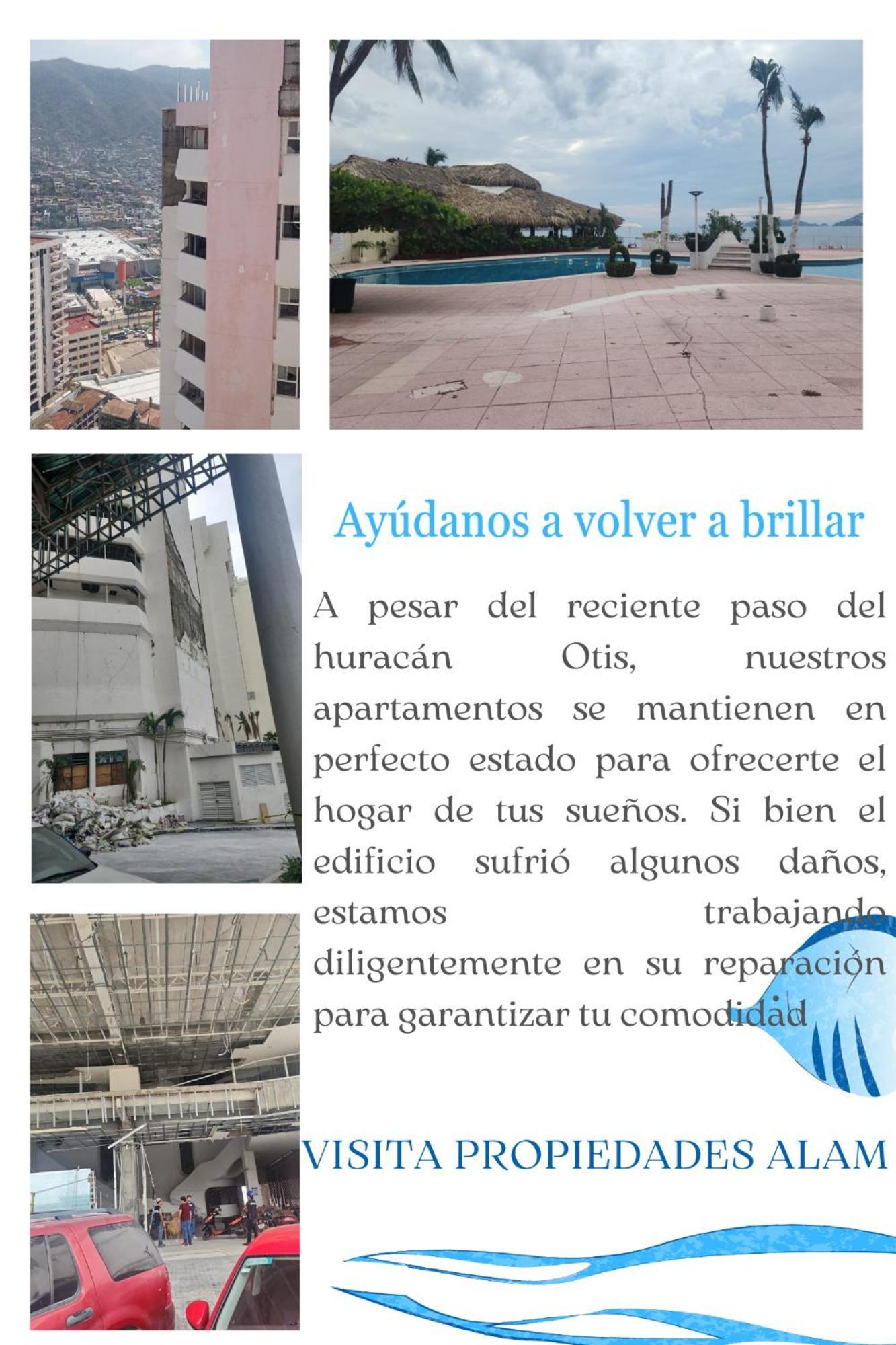 28 Bonito Departamento A Pie De Playa Con Vista A La Bahia En Condominio La Palapa Acapulco Exterior photo